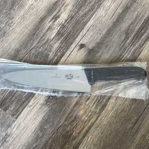 Victorinox Stainless Steel Knife with Black Handle 8” Blade